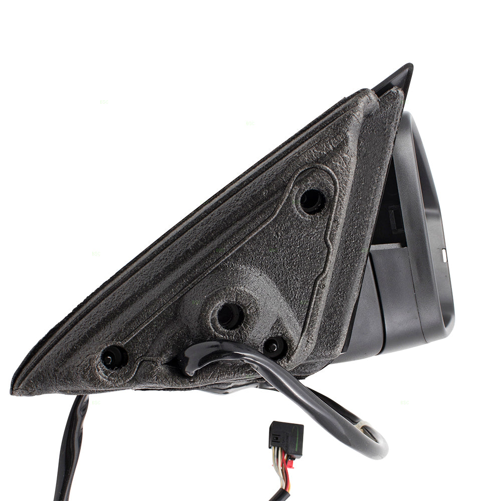 Brock Replacement Passengers Power Side View Mirror Heated Signal Memory Compatible with 2012 2013 2014 2015 Passat 561857508S9B9