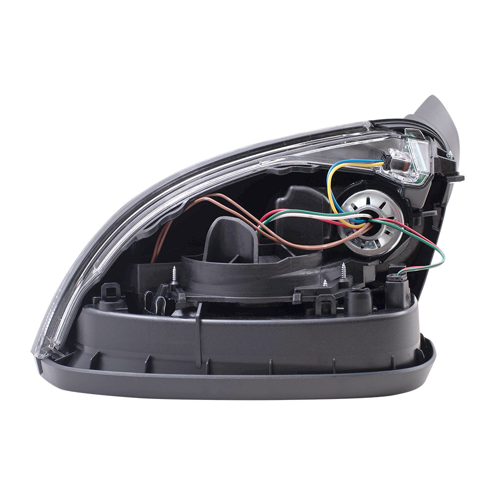 Brock Replacement Driver Side Power Mirror w/ Heat Signal Compatible with 17-19 A4 17-19 A4 Allroad 18-19 S4