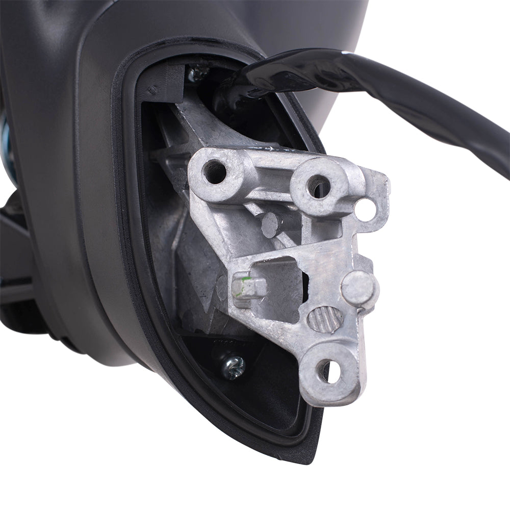 Brock Replacement Driver and Passenger Set Power Mirrors w/ Heat Signal Lane Departure Warning Compatible with 17-19 A4 17-19 A4 Allroad 18-19 S4