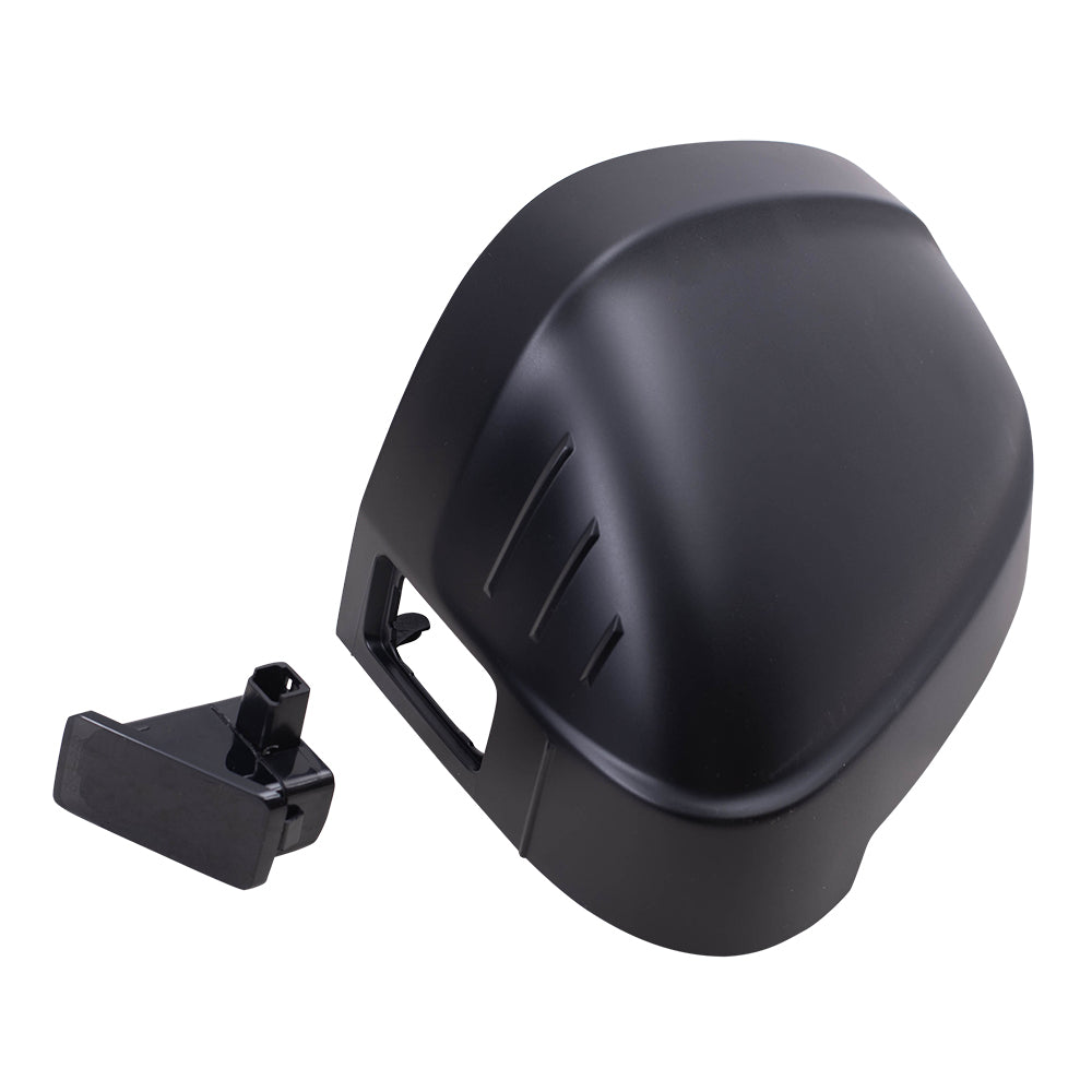 Brock Replacement Driver Side Power Mirror w/ Heat Signal Lane Daparture Warning Compatible with 17-19 A4 17-19 A4 Allroad 18-19 S4