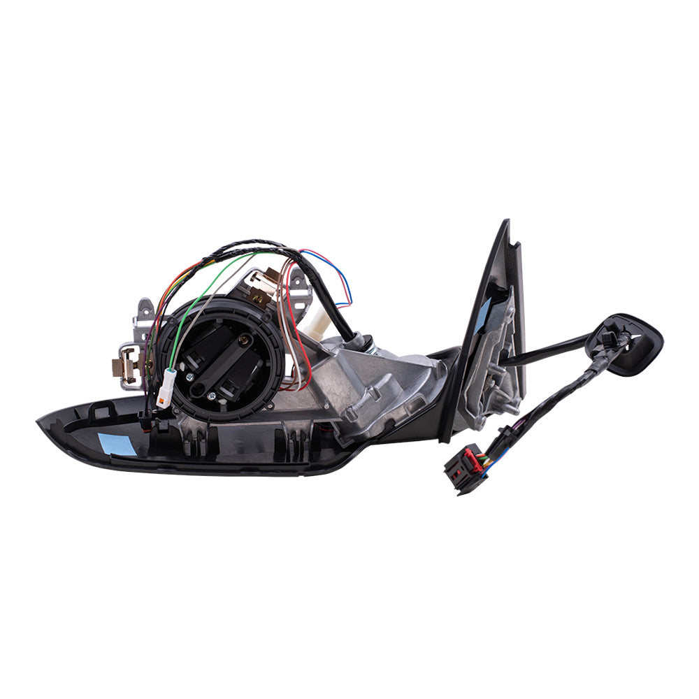Brock Replacement Driver Power Folding Mirror Heated with Signal Compatible with 2012 2013 2014 2015 2016 2017 2018 A6