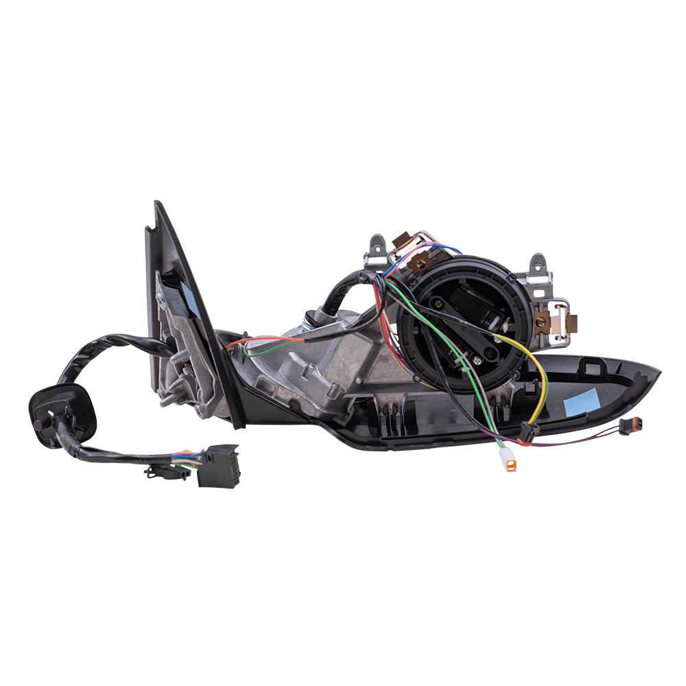 Brock Replacement Set Power Folding Mirrors Heated Signal with Memory Compatible with 2012 2013 2014 2015 2016 2017 2018 A6