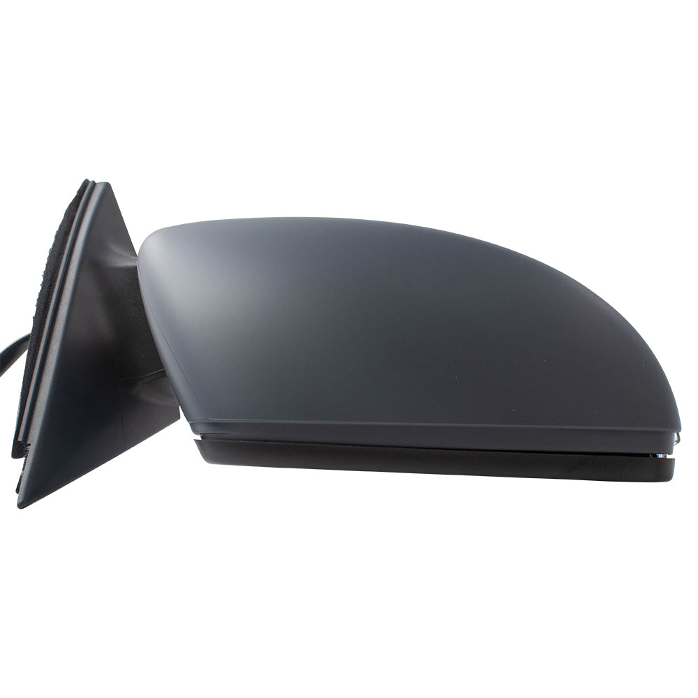 Brock Replacement Passengers Power Folding Side View Mirror Heated Signal without BLIS Compatible with 2016 2017 2018 2019 Passat 561857522AB