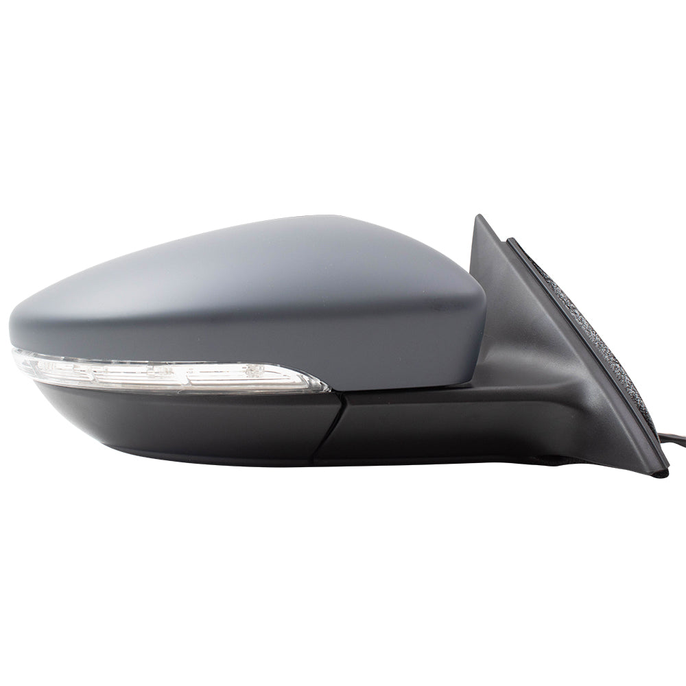 Brock Replacement Pair Set Power Folding Side View Mirrors Heated Signal Memory without BLIS Compatible with 2016 2017 2018 2019 Passat 561857507BF9B9 561857508BF9B9