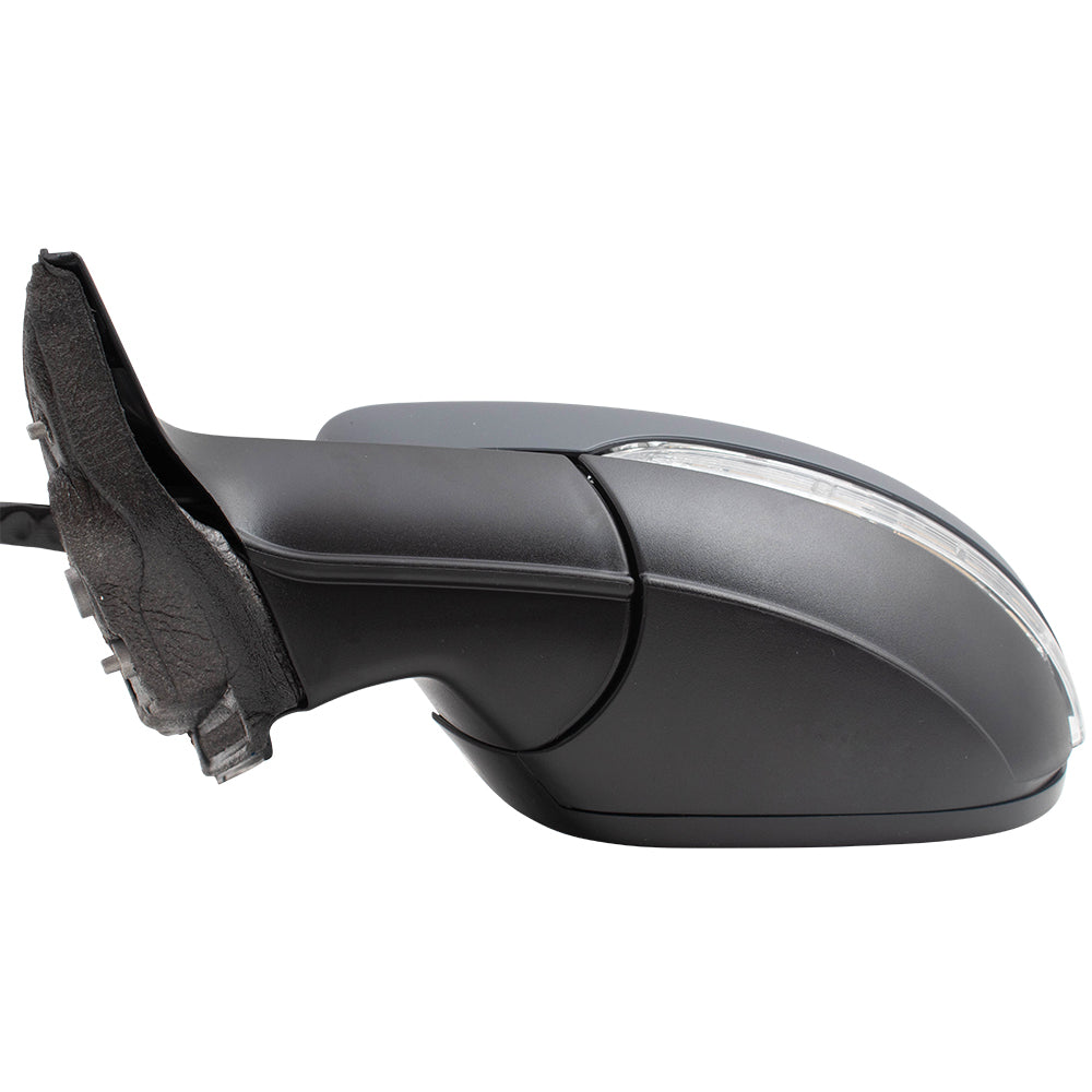 Brock Replacement Drivers Power Folding Side View Mirror Heated Signal Memory without BLIS Compatible with 2016 2017 2018 2019 Passat 561857507BF9B9