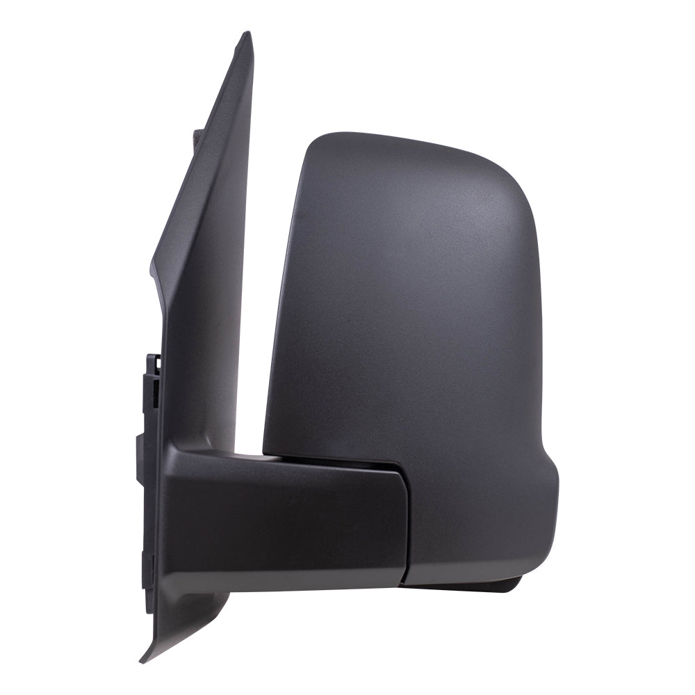 Brock Replacement Driver Side Power Mirror Textured Black with Heat, Signal, Blind Spot Detection & Manual Fold without Camera Compatible with 2019-2020 Sprinter Cargo 1500/2500/3500 (907)