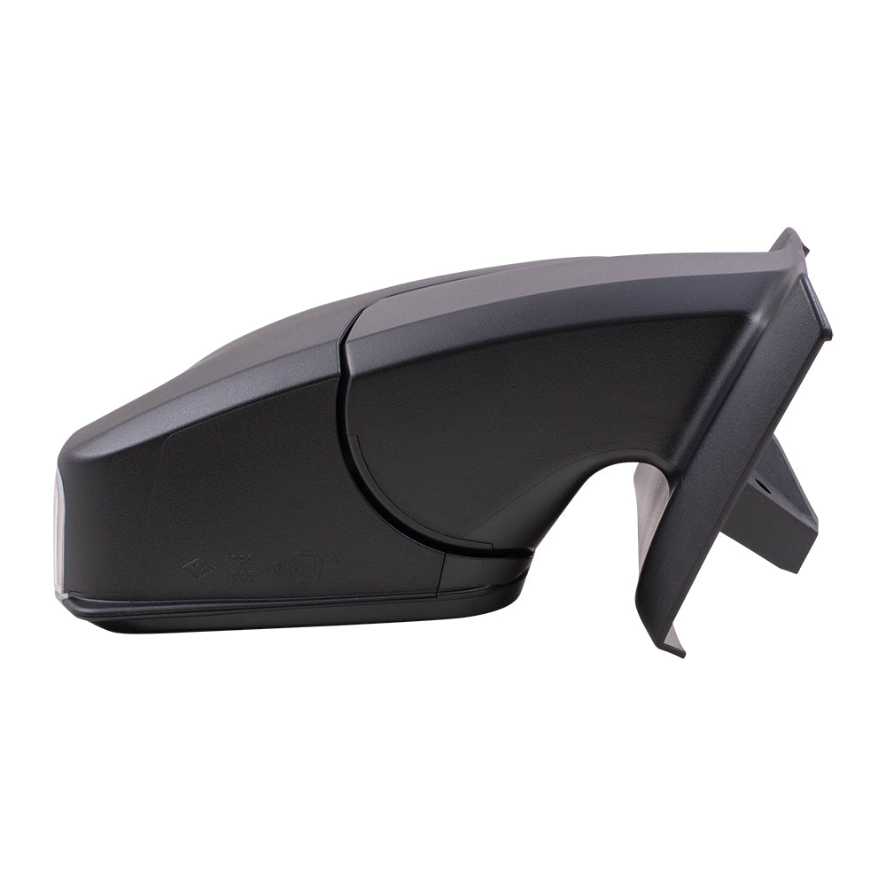 Brock Replacement Passenger Side Power Mirror Textured Black with Heat, Signal, Blind Spot Detection & Manual Fold W/O Camera Compatible with 2019-2020 Sprinter Cargo 1500/2500/3500 (907)