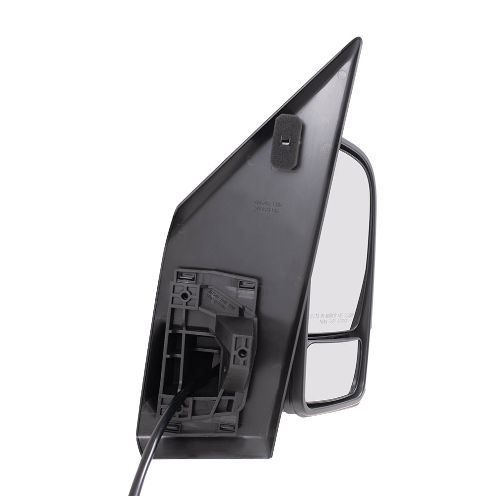 Brock Replacement Driver and Passenger Side Power Mirrors Textured Black with Heat, Signal, Blind Spot Detection & Power Fold Compatible with 2019-2020 Sprinter Cargo 1500/2500/3500 (907)