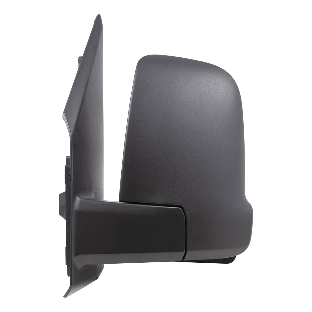 Brock Replacement Driver Side Power Mirror Textured Black with Heat, Signal, Blind Spot Detection & Power Fold W/O Camera Compatible with 2019-2020 Sprinter Cargo 1500/2500/3500 (907)