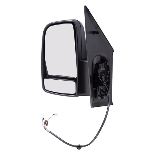 Brock Replacement Driver Side Power Mirror Short Arm with Heat, Signal & Manual Fold Compatible with 2019-2020 Sprinter Cargo 3500XD(907) & 2019-2020 Springer Cargo 4500 (907)