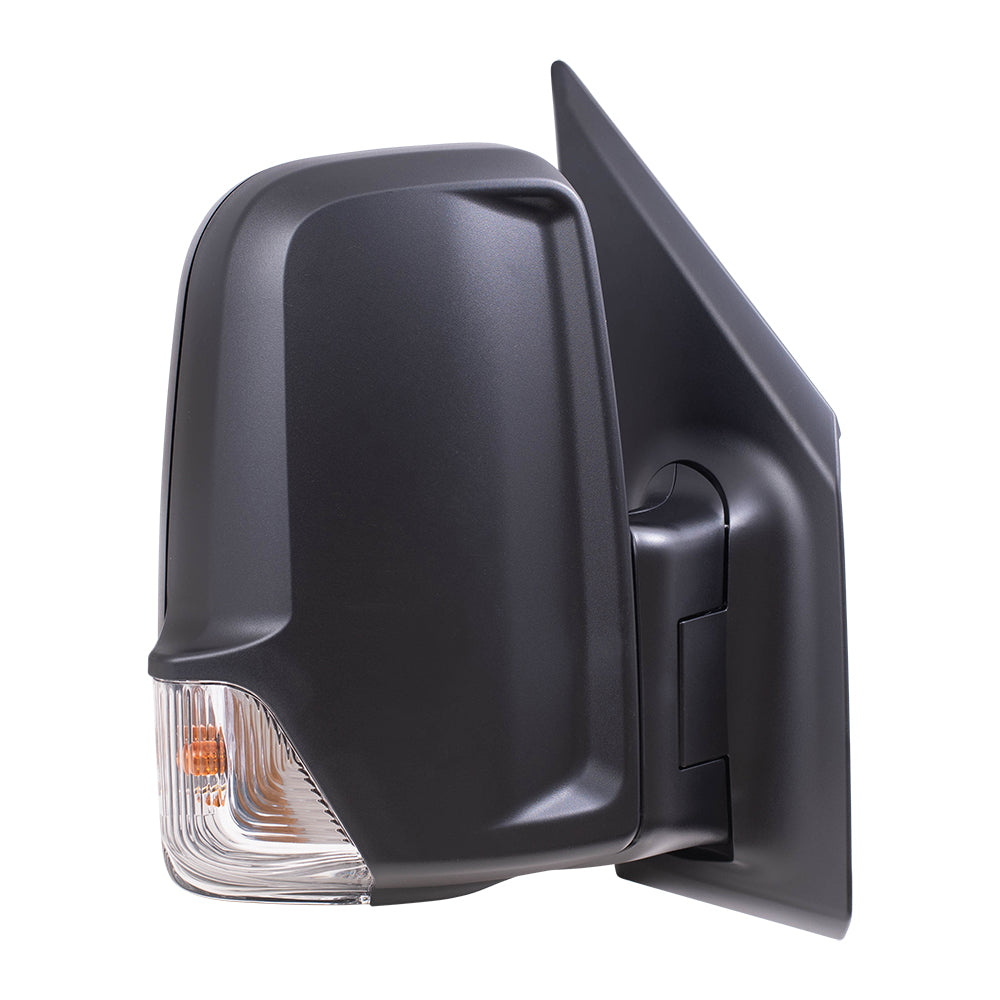 Brock Replacement Passenger Side Power Mirror Short Arm with Heat, Signal & Manual Fold Compatible with 2019-2020 Sprinter Cargo 3500XD(907) & 2019-2020 Springer Cargo 4500 (907)