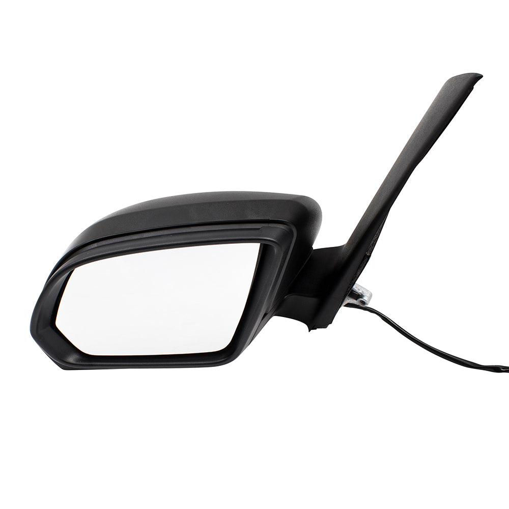 Brock Replacement Drivers Power Side View Mirror Heated w/ Textured Black Cover Compatible with 2016 2017 208 2019 Metris 4478110400 4478111400 44781100009051