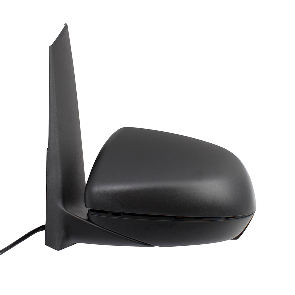 Brock Replacement Drivers Power Side View Mirror Heated w/ Textured Black Cover Compatible with 2016 2017 208 2019 Metris 4478110400 4478111400 44781100009051