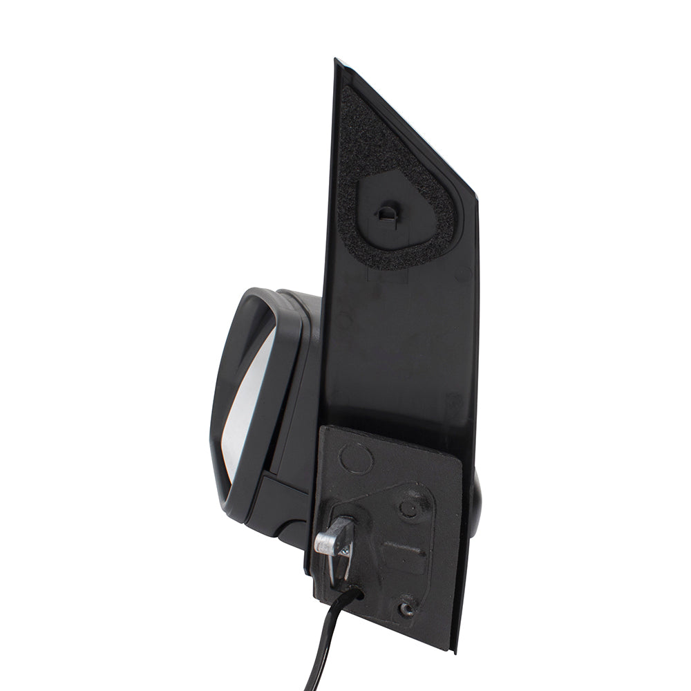 Brock Replacement Drivers Power Side View Mirror Heated w/ Textured Black Cover Compatible with 2016 2017 208 2019 Metris 4478110400 4478111400 44781100009051