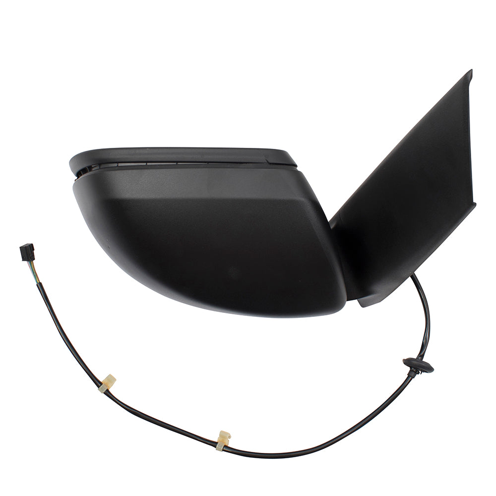 Brock Replacement Passengers Power Side View Mirror Heated w/ Textured Black Cover Compatible with 2016 2017 2018 2019 Metris 4478110500 4478111500 44781101009051