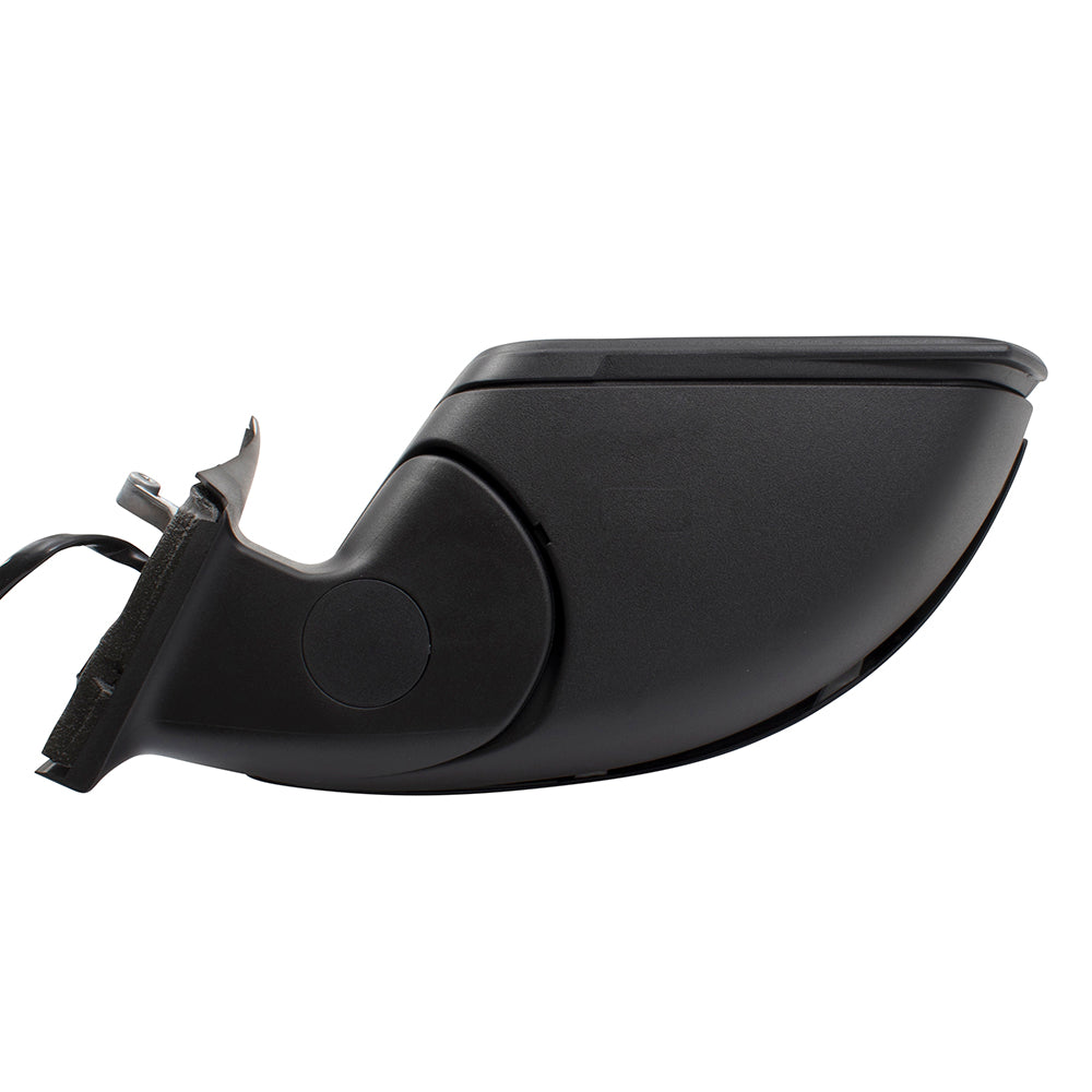 Brock Replacement Passengers Power Side View Mirror Heated w/ Textured Black Cover Compatible with 2016 2017 2018 2019 Metris 4478110500 4478111500 44781101009051