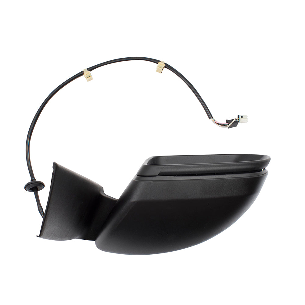 Brock Replacement Drivers Power Side View Mirror Heated w/ Blind Spot Detection Wiring Compatible with 2016 2017 2018 2019 Metris 4478111400 44781100009051