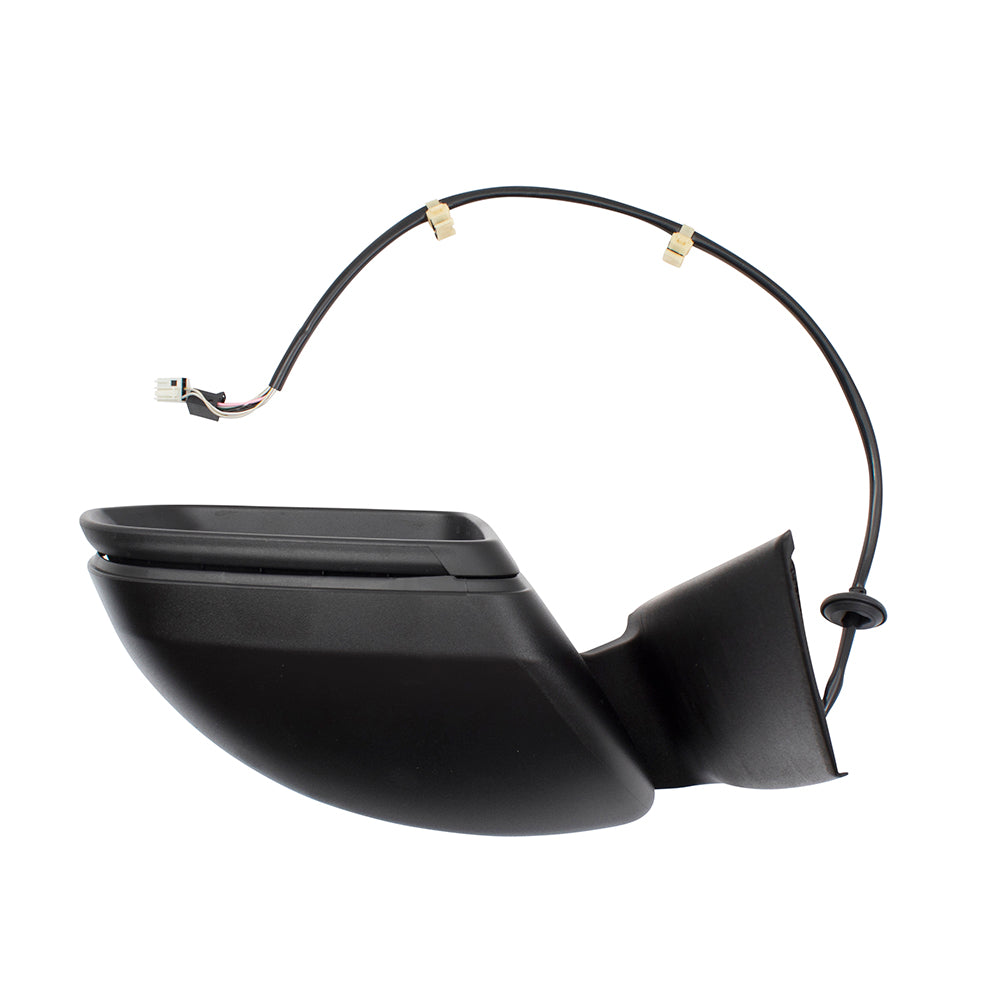 Brock Replacement Passengers Power Side View Mirror Heated w/ Blind Spot Detection Wiring Compatible with 2016 2017 2018 2019 Metris 4478111500 44781101009051