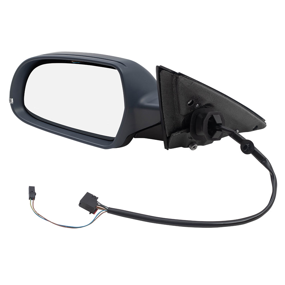 Brock Replacement Power Mirror Compatible with 2010-2016 A4 S4 Drivers Side Heated Signal Memory 8K1857409AK01C 8K1857409AJ01C
