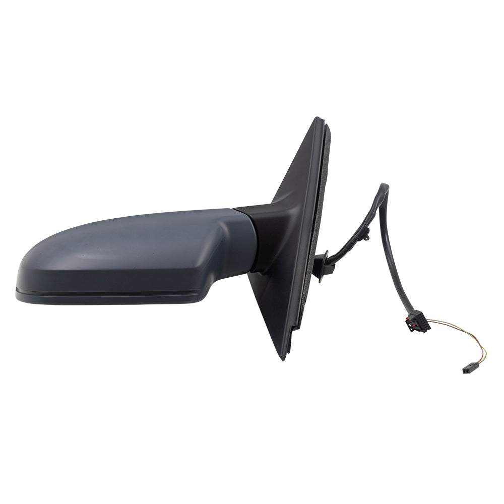 Brock Replacement Power Mirror Compatible with 2010-2016 A4 S4 Drivers Side Heated Signal Memory 8K1857409AK01C 8K1857409AJ01C