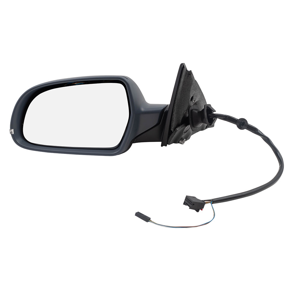 Brock Replacement Power Mirror Compatible with 2010-2016 A4 S4 Drivers Side Heated Signal Memory 8K1857409AK01C 8K1857409AJ01C