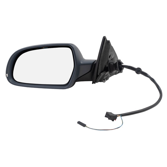 Brock Replacement Power Mirror Compatible with 2010-2016 A4 S4 Drivers Side Heated Signal Memory 8K1857409AK01C 8K1857409AJ01C