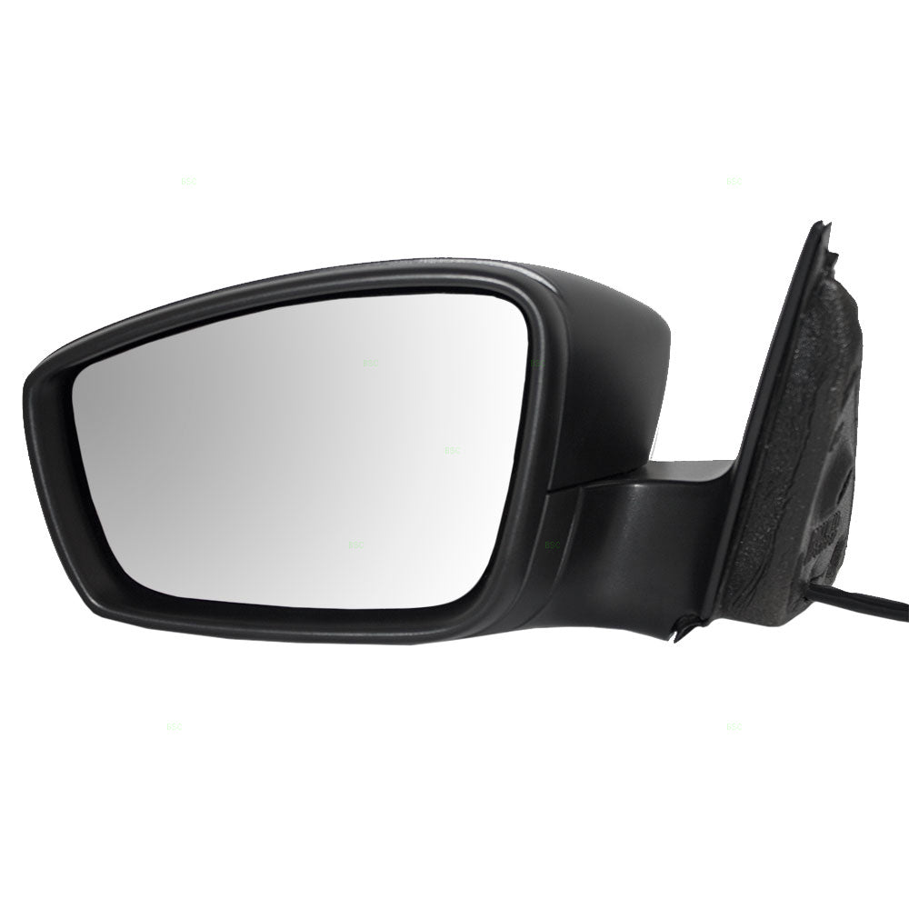 Brock Replacement Driver Side Textured Black Manual Remote Mirror Comaptible with 2011-2016 A6 Sedan 2013-2016 A6 Hybrid 5C78575079B9