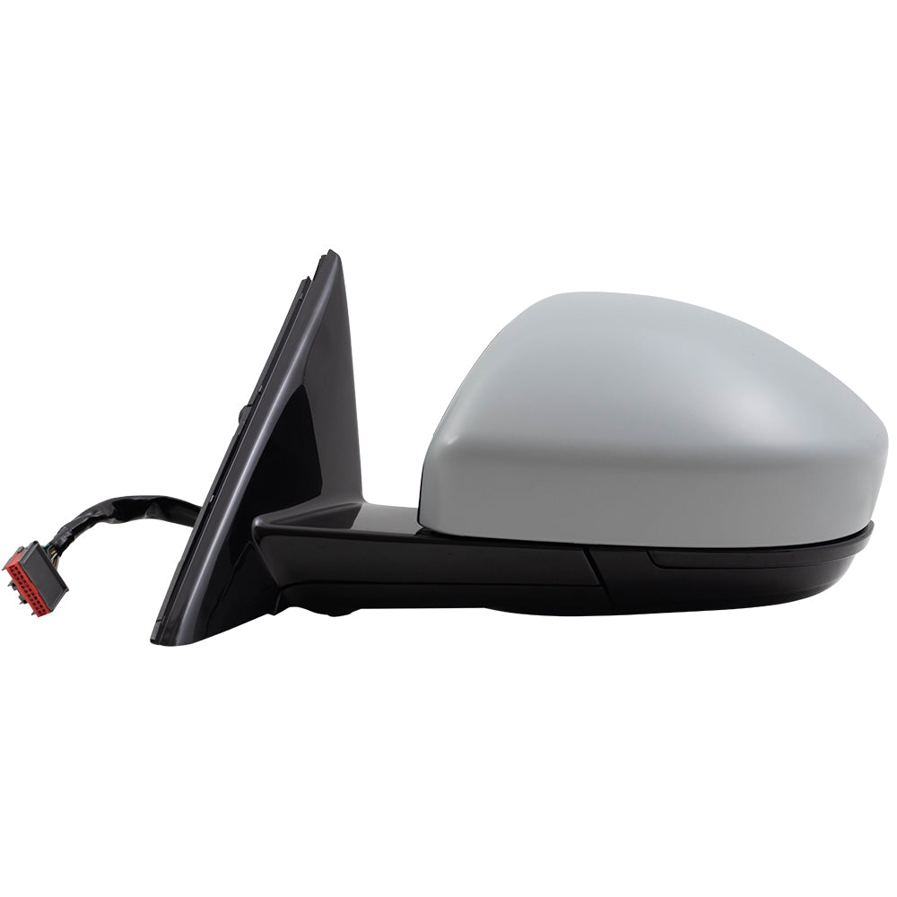 Brock Replacement Driver Power Folding Mirror Heated Compatible with 2014 2015 2016 2017 2018 2019 Range Evoque