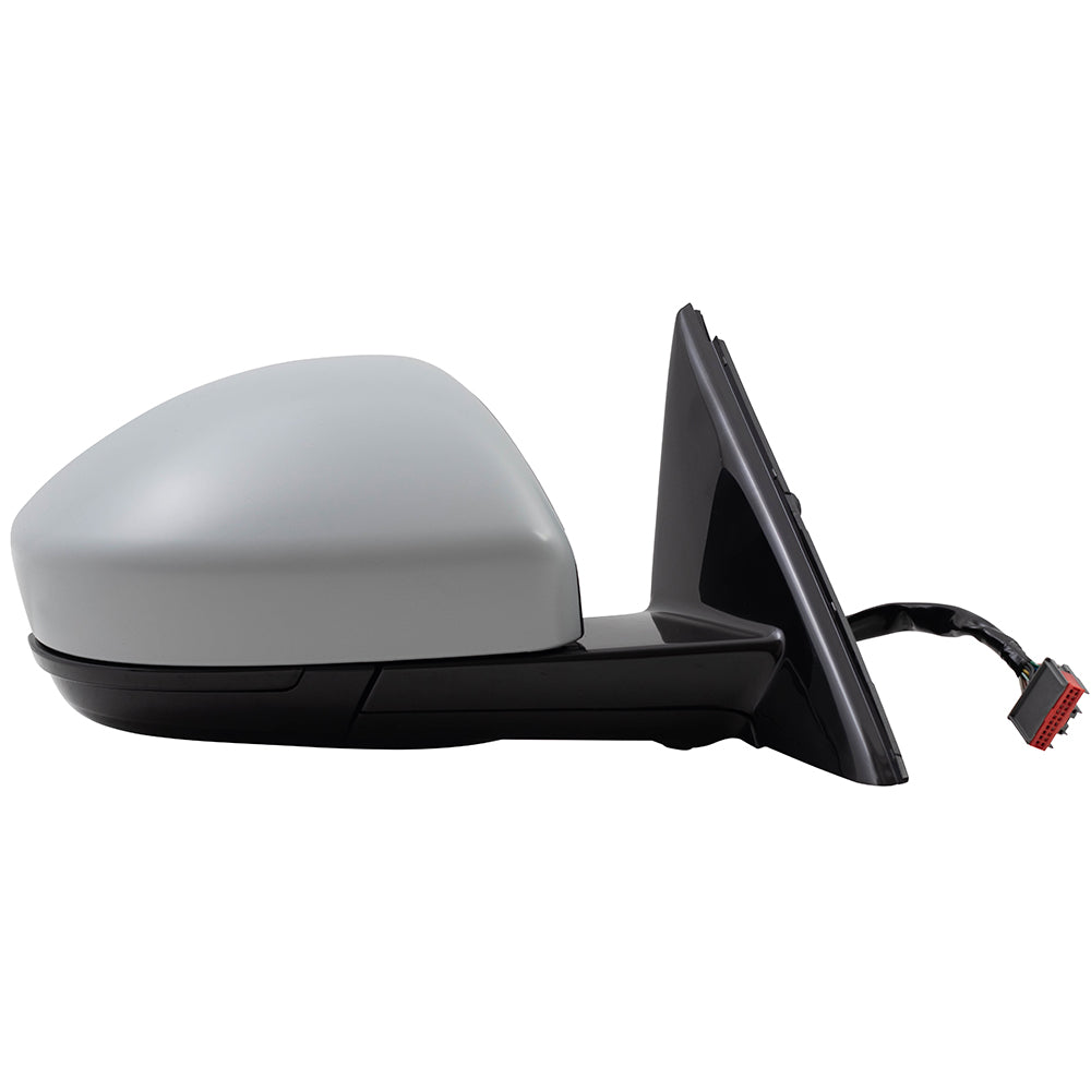 Brock Replacement Passenger Power Folding Mirror Heated Compatible with 2014 2015 2016 2017 2018 2019 Range Evoque