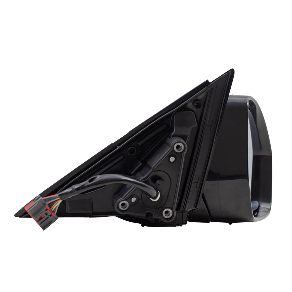 Brock Replacement Passenger Power Folding Mirror Heated Signal Memory Compatible with 14-19 Range Evoque