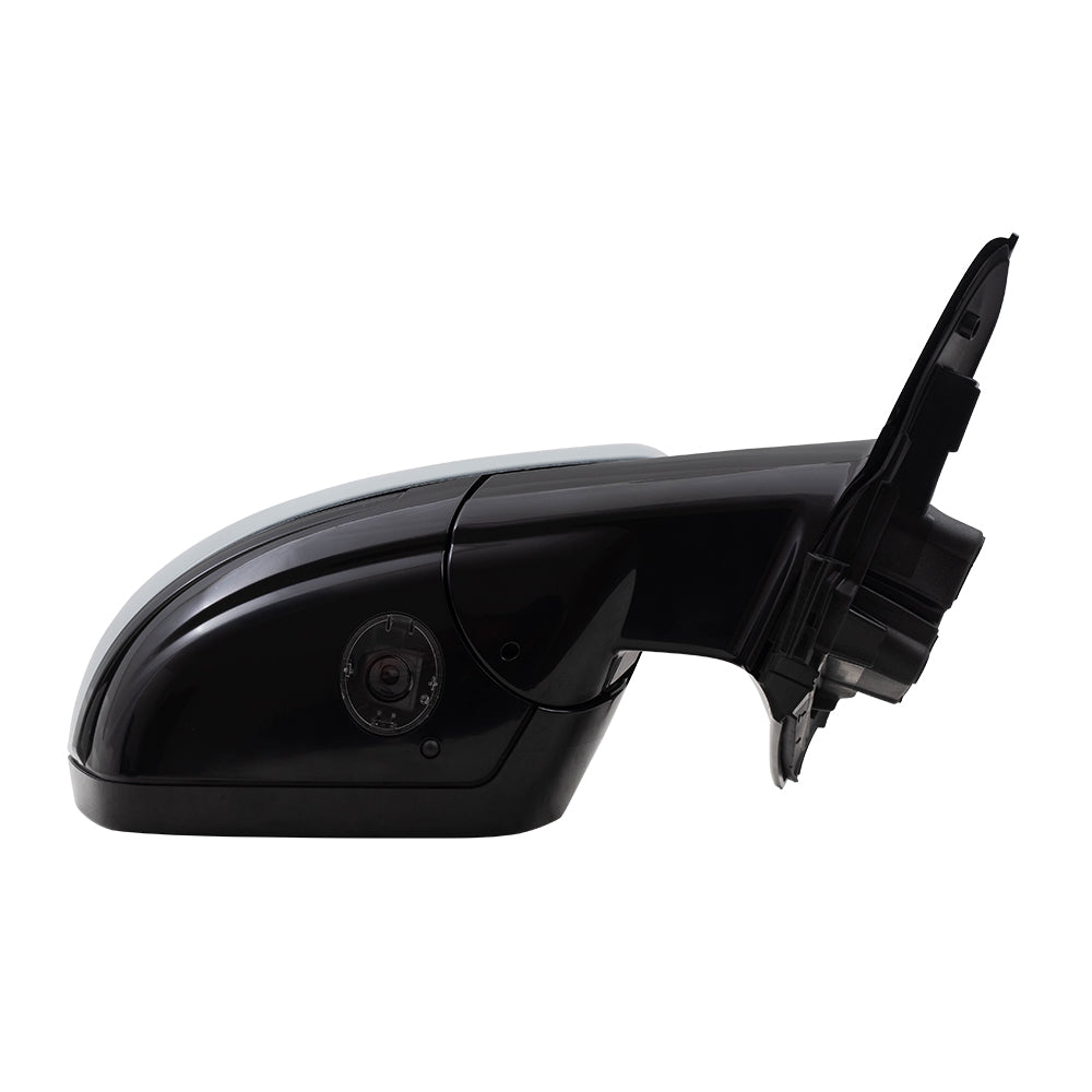 Brock Replacement Passenger Power Folding Mirror Heated Signal Memory Compatible with 14-19 Range Evoque