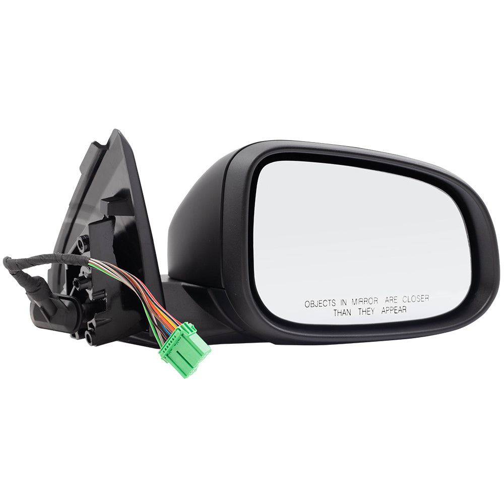 Brock Replacement Set Power Mirrors Heated Signal Memory Puddle Lamp Compatible with 2011 2012 2013 2014 2015 2016 2017 2018 S60