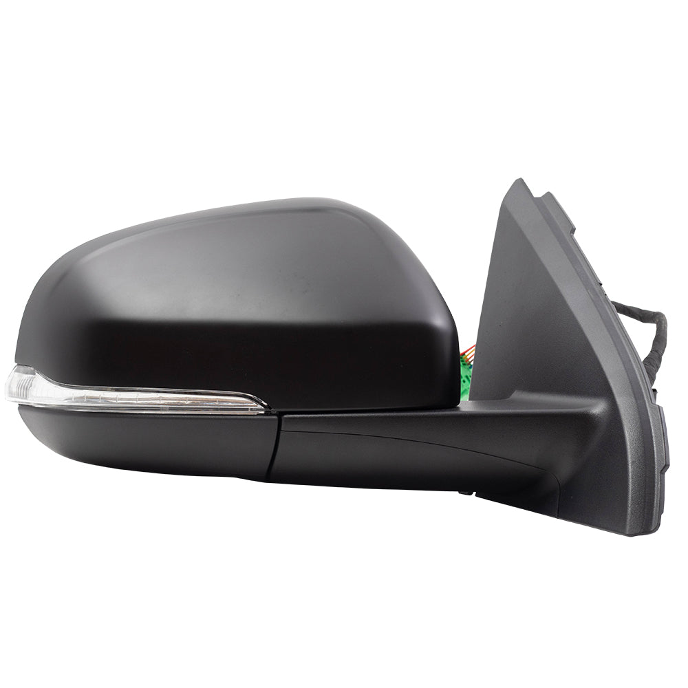 Brock Replacement Set Power Mirrors Heated Signal Memory Puddle Lamp Compatible with 2011 2012 2013 2014 2015 2016 2017 2018 S60