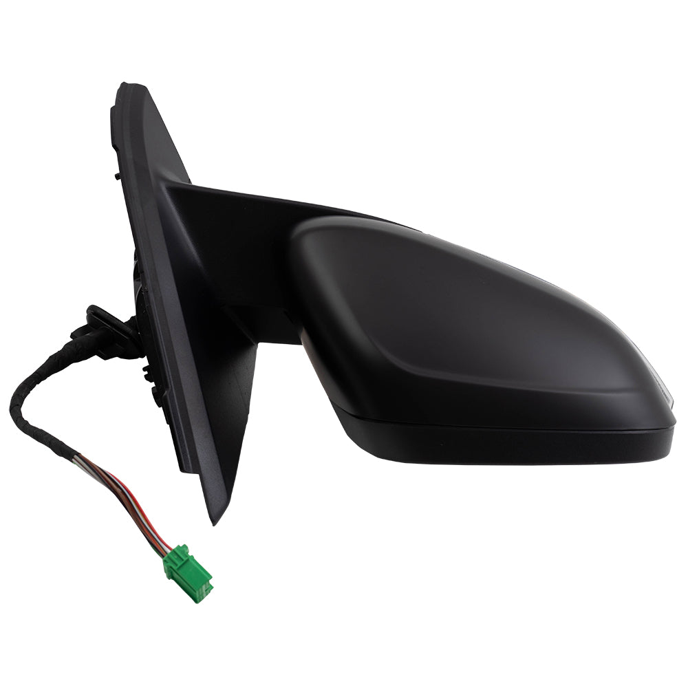 Brock Replacement Set Power Mirrors Heated Signal Memory Puddle Lamp Compatible with 2011 2012 2013 2014 2015 2016 2017 2018 S60