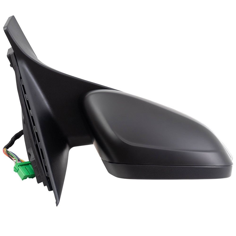 Brock Replacement Pair Set Power Side View Mirrors Heated Signal Memory Puddle Lamp Temperature Sensor fits 2012-2016 S80 w/out BLIS replaces 312989122 307164822 312989205 398048504