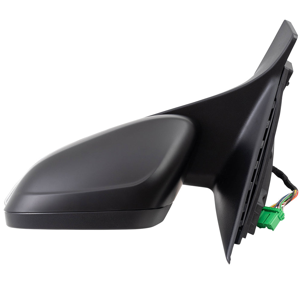 Brock Replacement Drivers Power Side View Mirror Heated Signal Memory Puddle Lamp Temperature Sensor fits 2012-2016 S80 w/out BLIS replaces 312989122 307164822