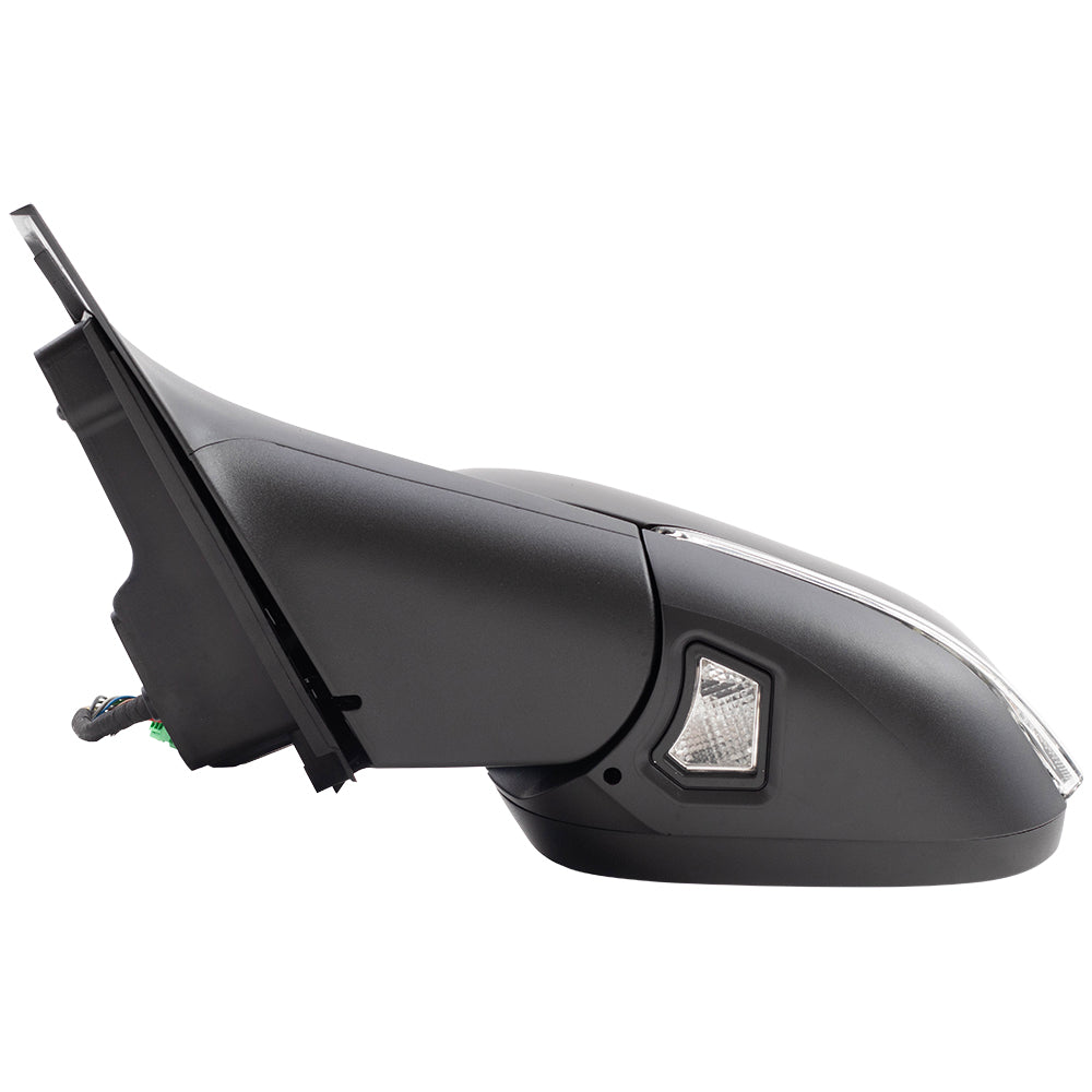 Brock Replacement Drivers Power Side View Mirror Heated Signal Memory Puddle Lamp Temperature Sensor fits 2012-2016 S80 w/out BLIS replaces 312989122 307164822