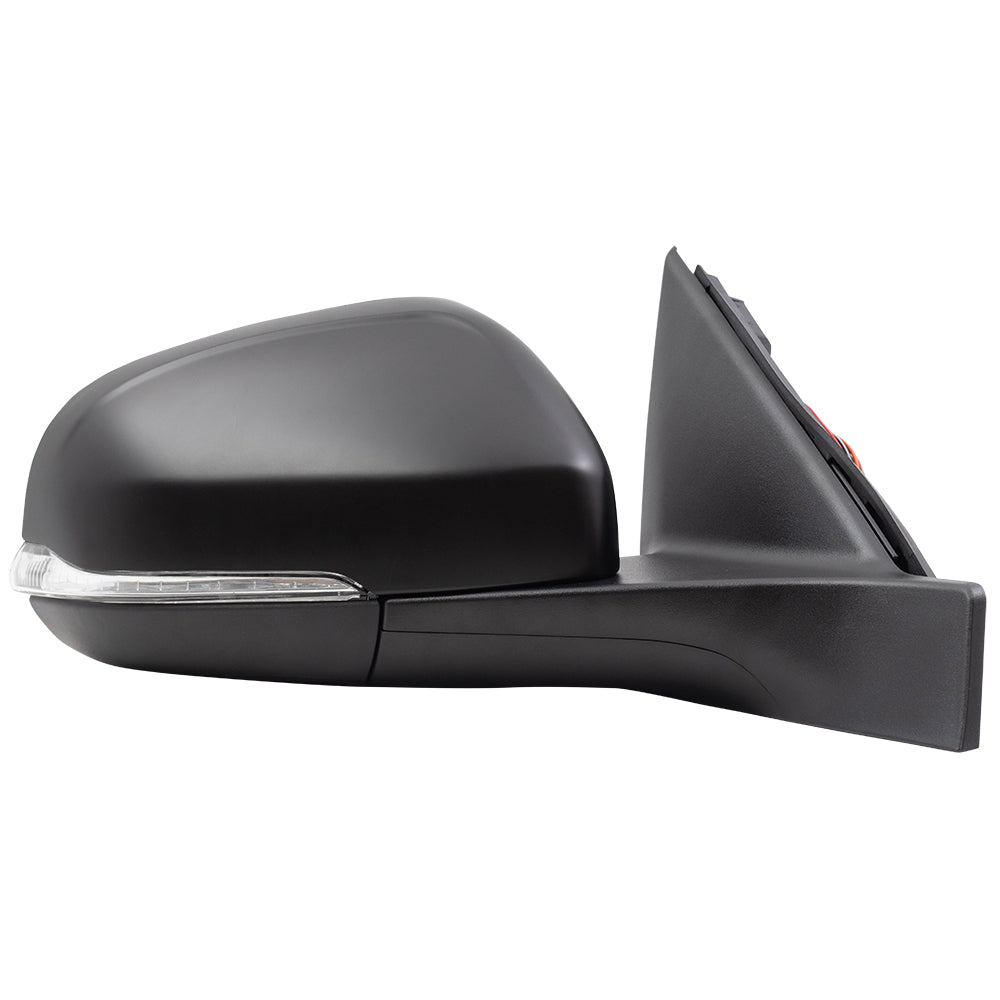 Brock Replacement Set Power Folding Mirrors Heated with Signal Memory Puddle Lamp Compatible with 2012-2016 S80