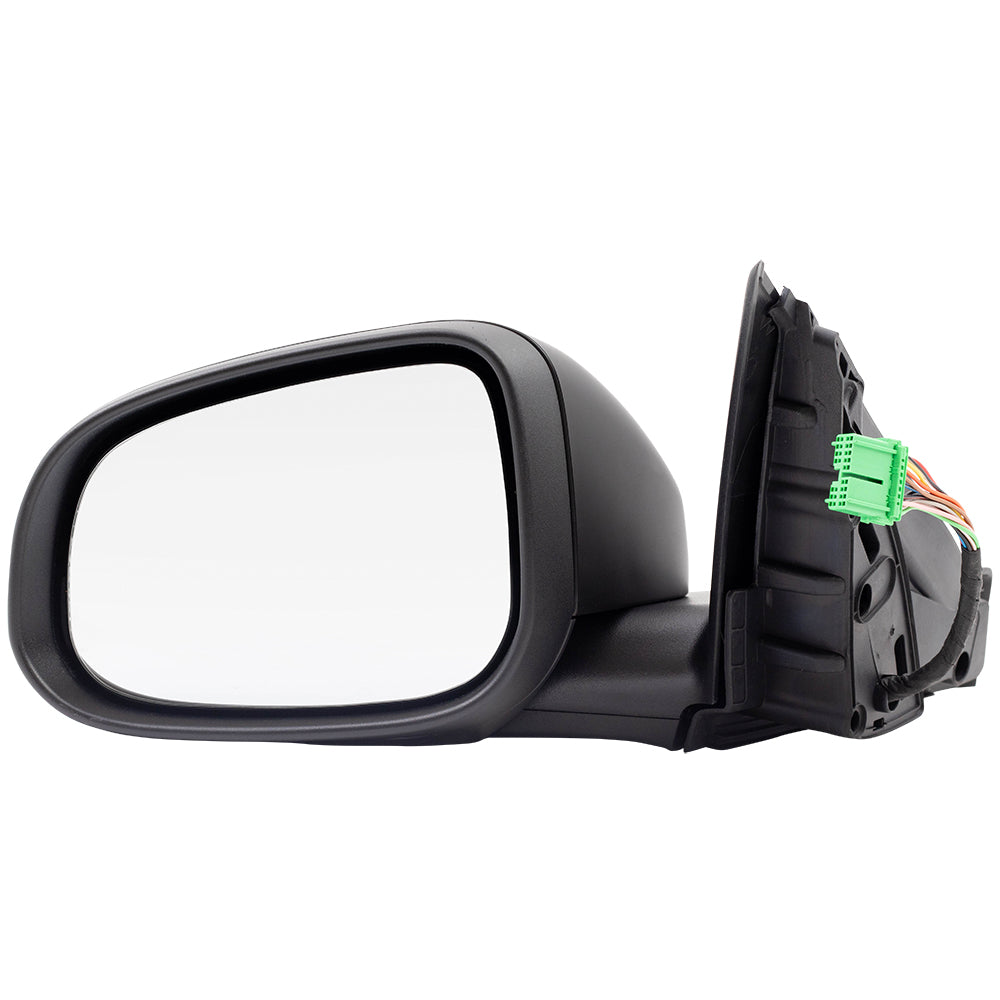 Brock Replacement Driver Power Folding Mirror Heated with Signal Memory Puddle Lamp Temperature Sensor Compatible with 2012 2013 2014 2015 2016 S80