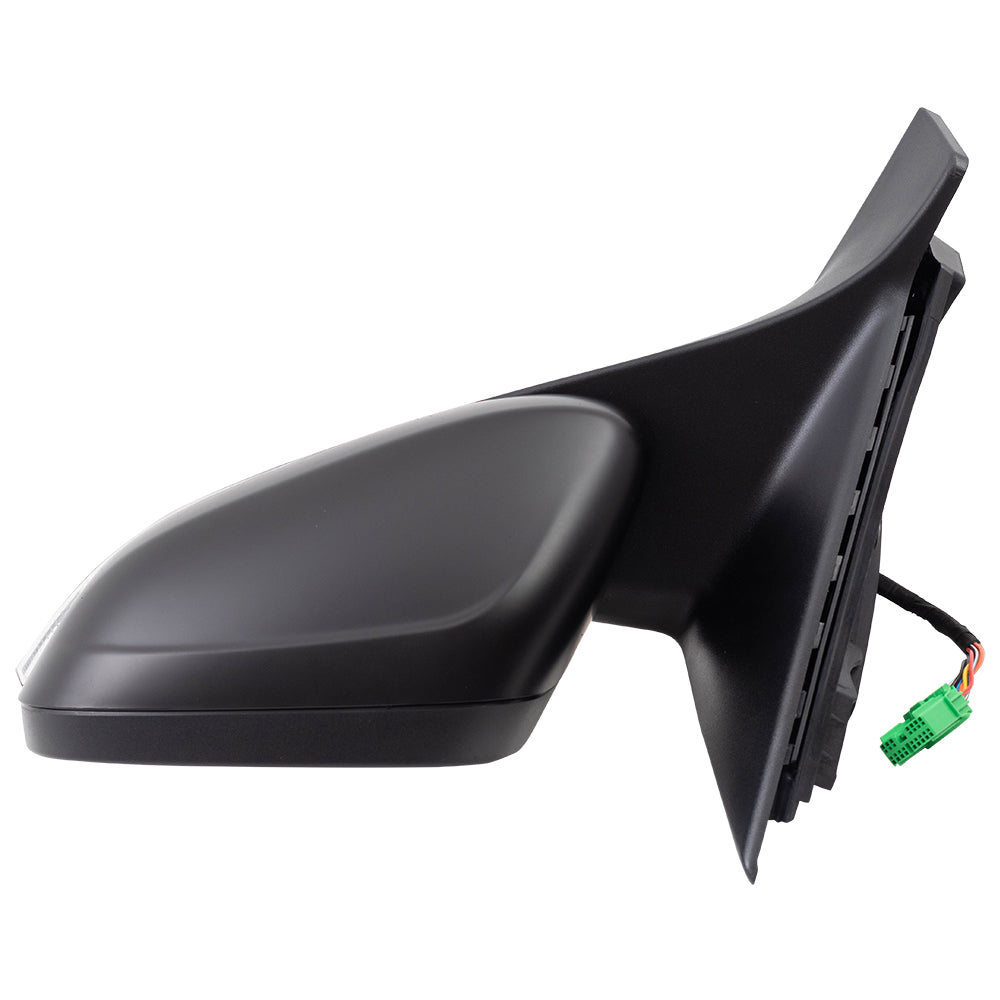 Brock Replacement Driver Power Folding Mirror Heated with Signal Memory Puddle Lamp Temperature Sensor Compatible with 2012 2013 2014 2015 2016 S80