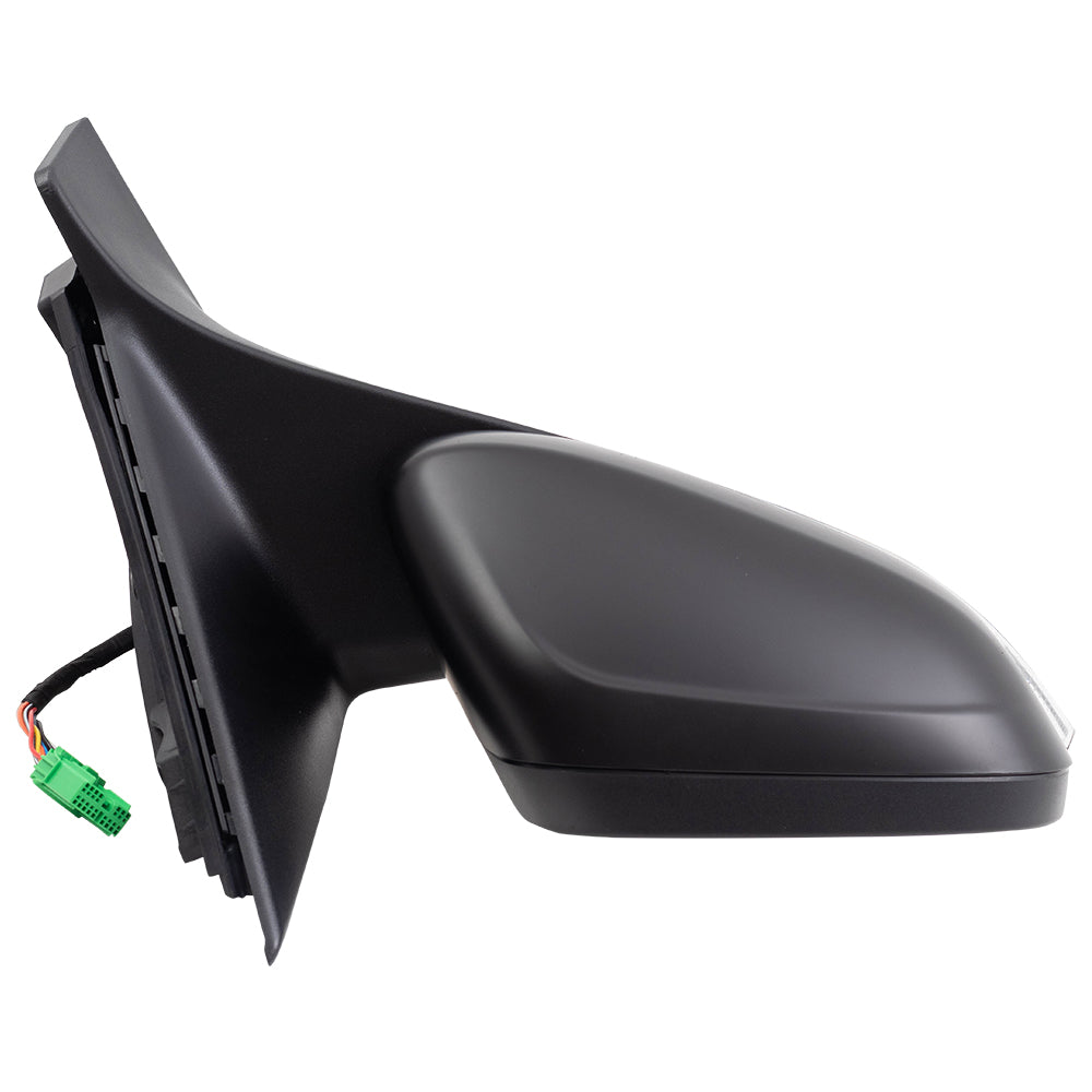 Brock Replacement Passenger Power Folding Mirror Heated with Signal Memory Puddle Lamp Compatible with 2012 2013 2014 2015 2016 S80