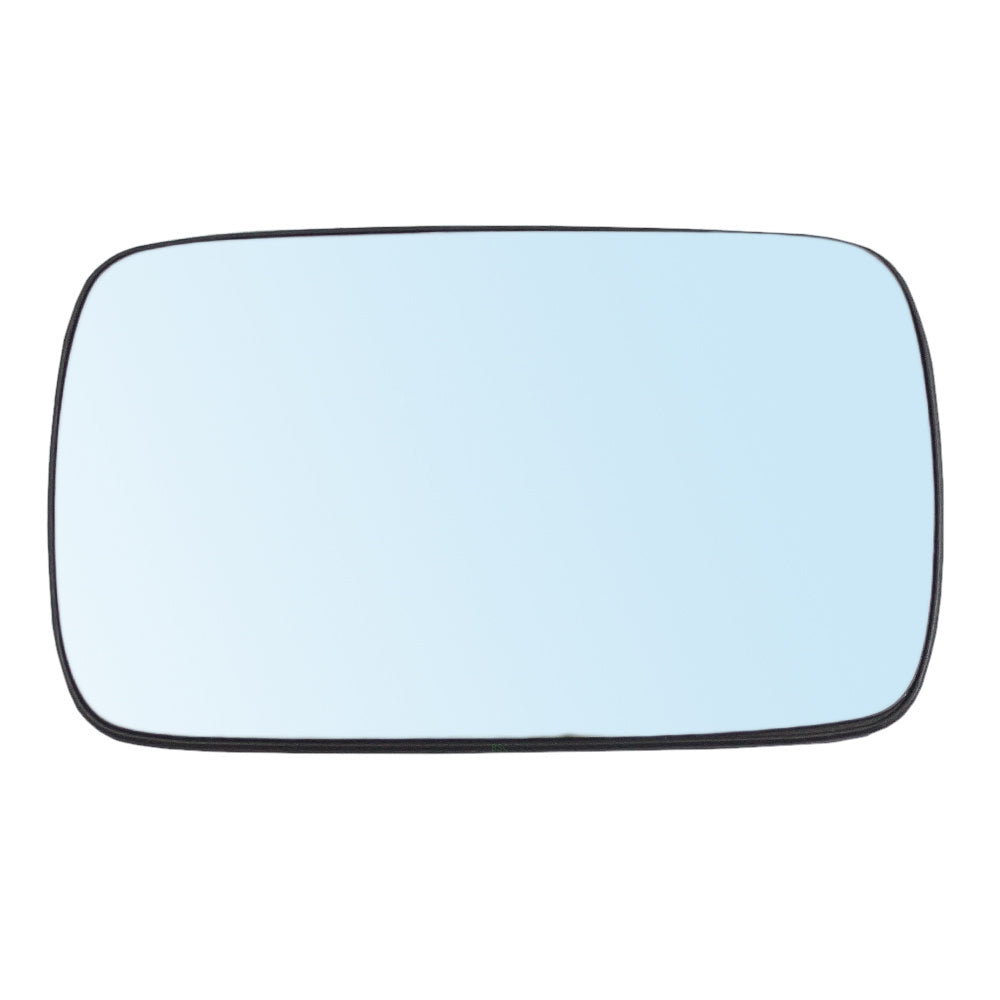 Blue Tinted Mirror Glass fits BMW 3 & 5 Series Driver Side w/ Base Power Heated
