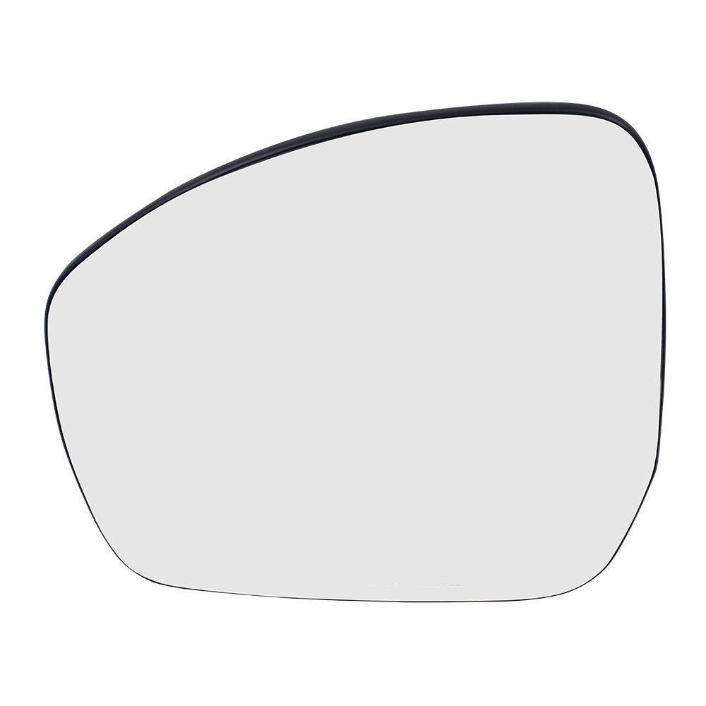 Brock Replacement Driver Mirror Glass with Base Heated Compatible with LR4 Discovery