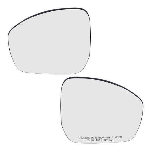 Brock Replacement Set Mirror Glass with Bases Heated Compatible with LR4 Discovery