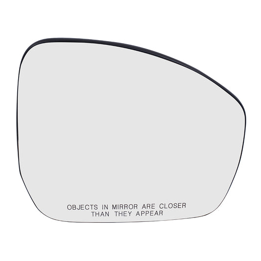 Brock Replacement Passenger Mirror Glass with Base Heated Compatible with LR4 Discovery