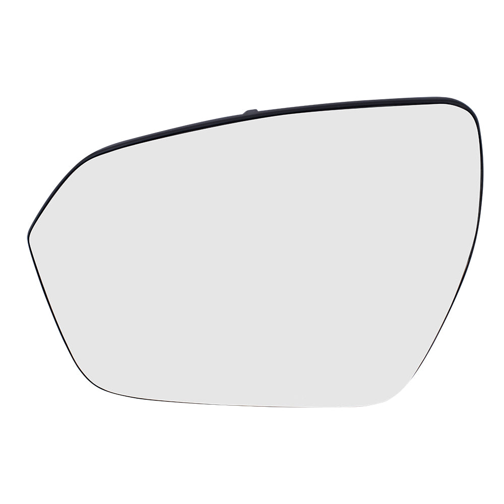 Door Mirror Glass fits 2012-2019 Range Rover Evoque Driver Side Heated with Base