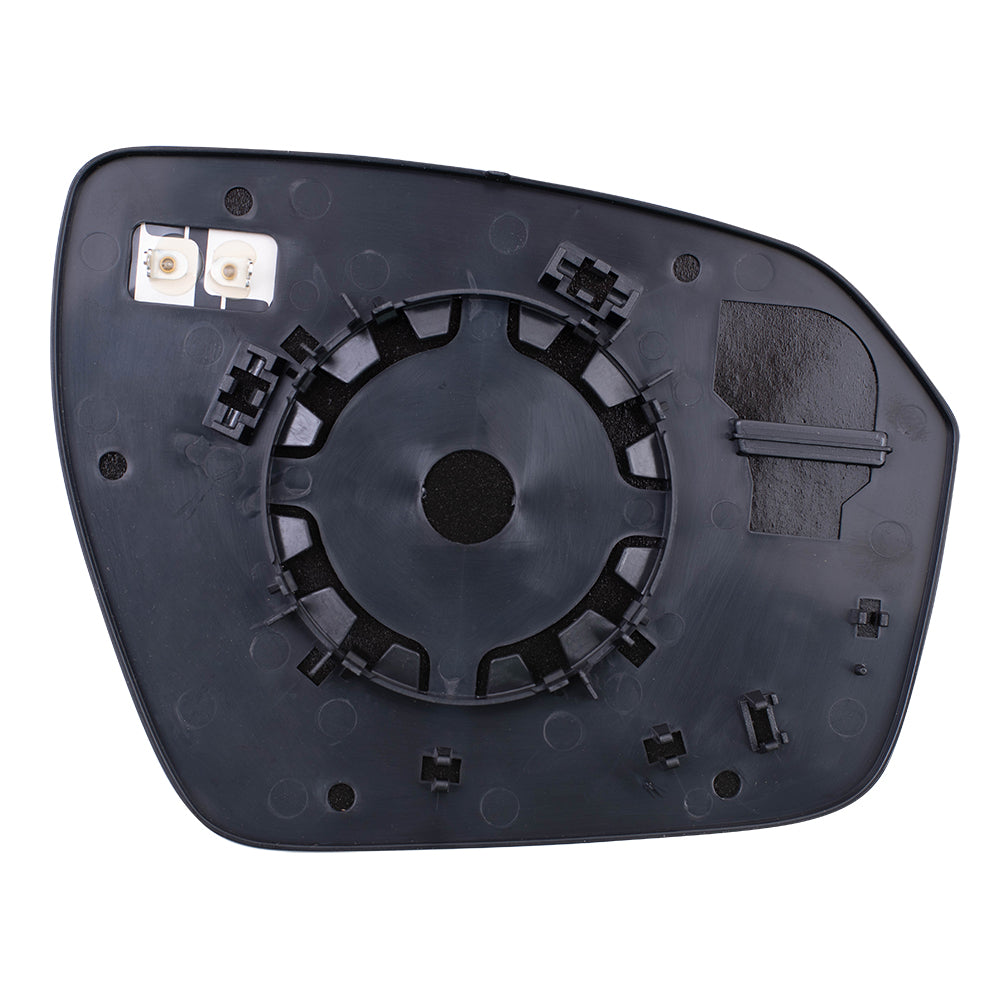 Door Mirror Glass fits 2012-2019 Range Rover Evoque Driver Side Heated with Base