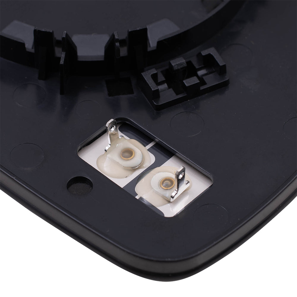 Door Mirror Glass fits 2012-2019 Range Rover Evoque Driver Side Heated with Base