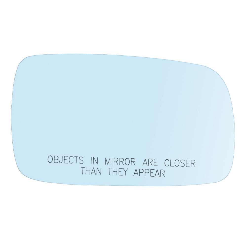 Brock Replacement Passenger Side Blue Tinted Mirror Glass & Base with Heat without Split Glass Compatible with 1999-2007 Golf 1999-2005 A4 1998-2004 Passat 1999-2002 Cabrio 1996-2001 A4 1J1 857 522 J
