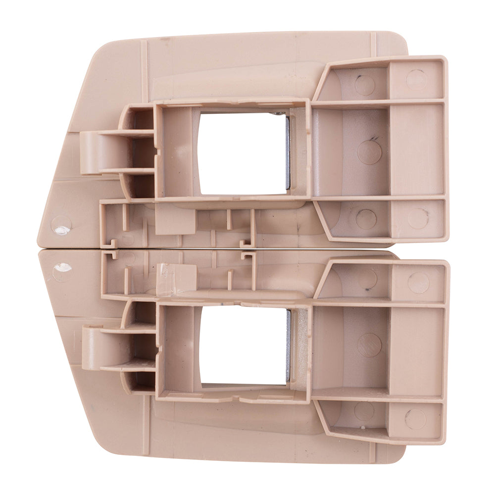 Brock Replacement LHD Inside Door Panel Pull Handle and Switch Bezel Kit 7 Piece Set Compatible with 11-16 5 Series